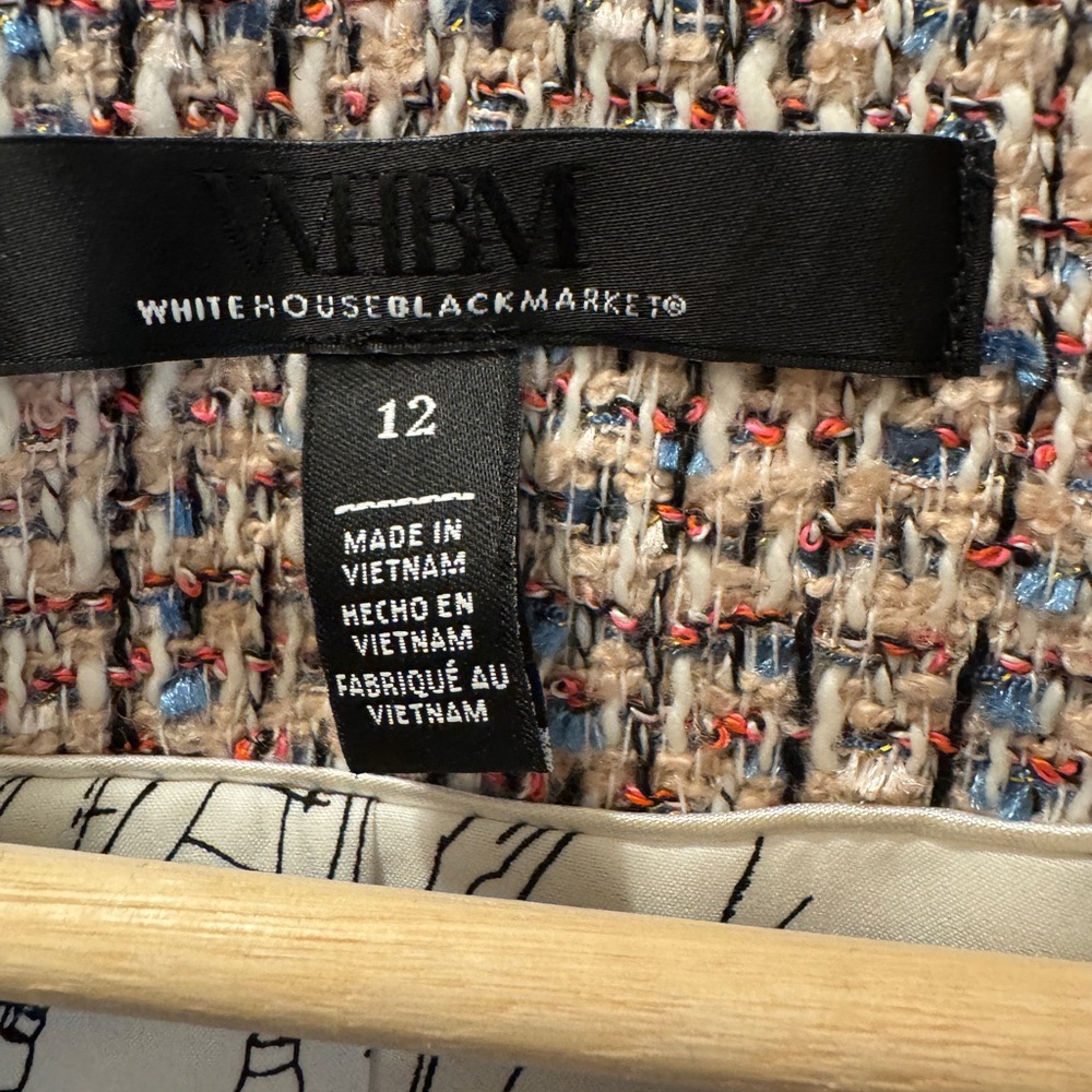 White House Black Market Multicolor Tweed Blazer - Picture 6 of 7